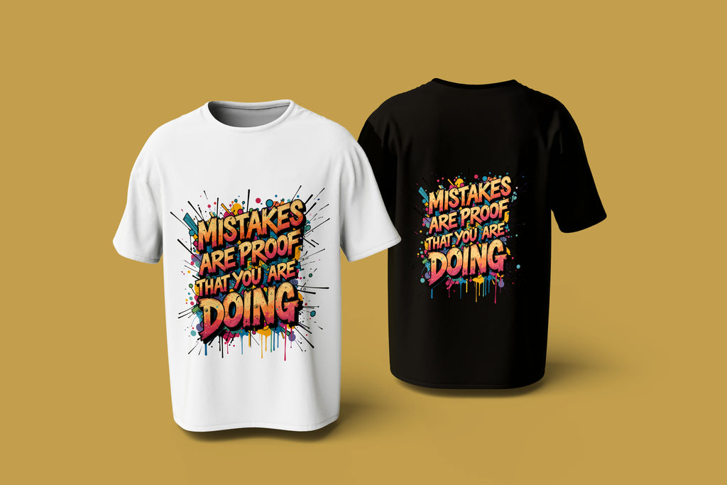 Ready-to-print t-shirt design bundle mockup
