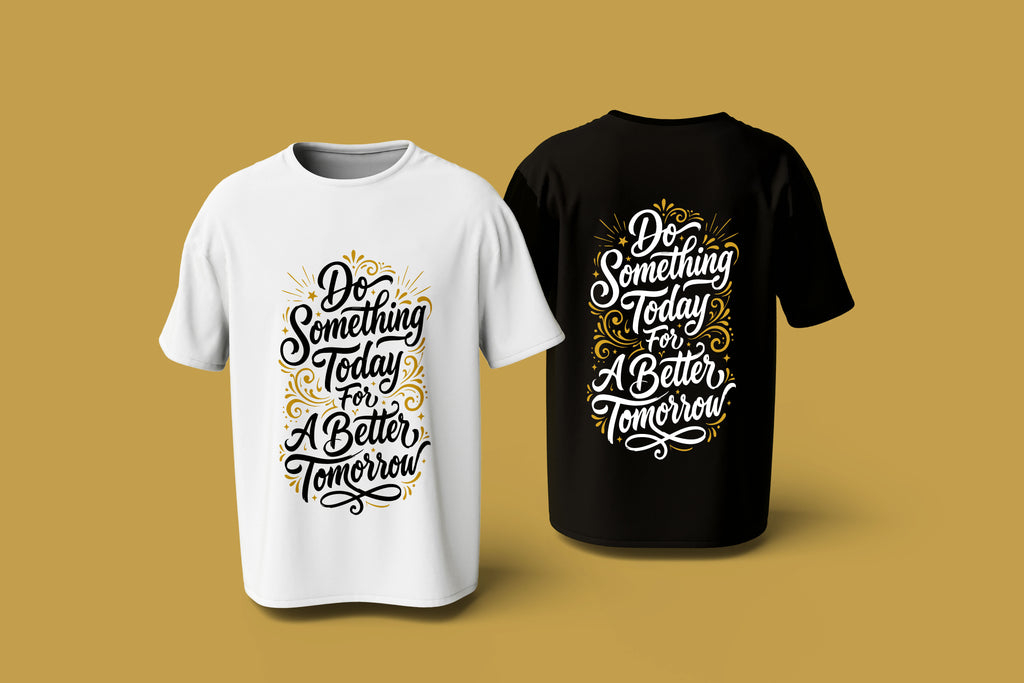 Ready-to-print t-shirt design bundle mockup