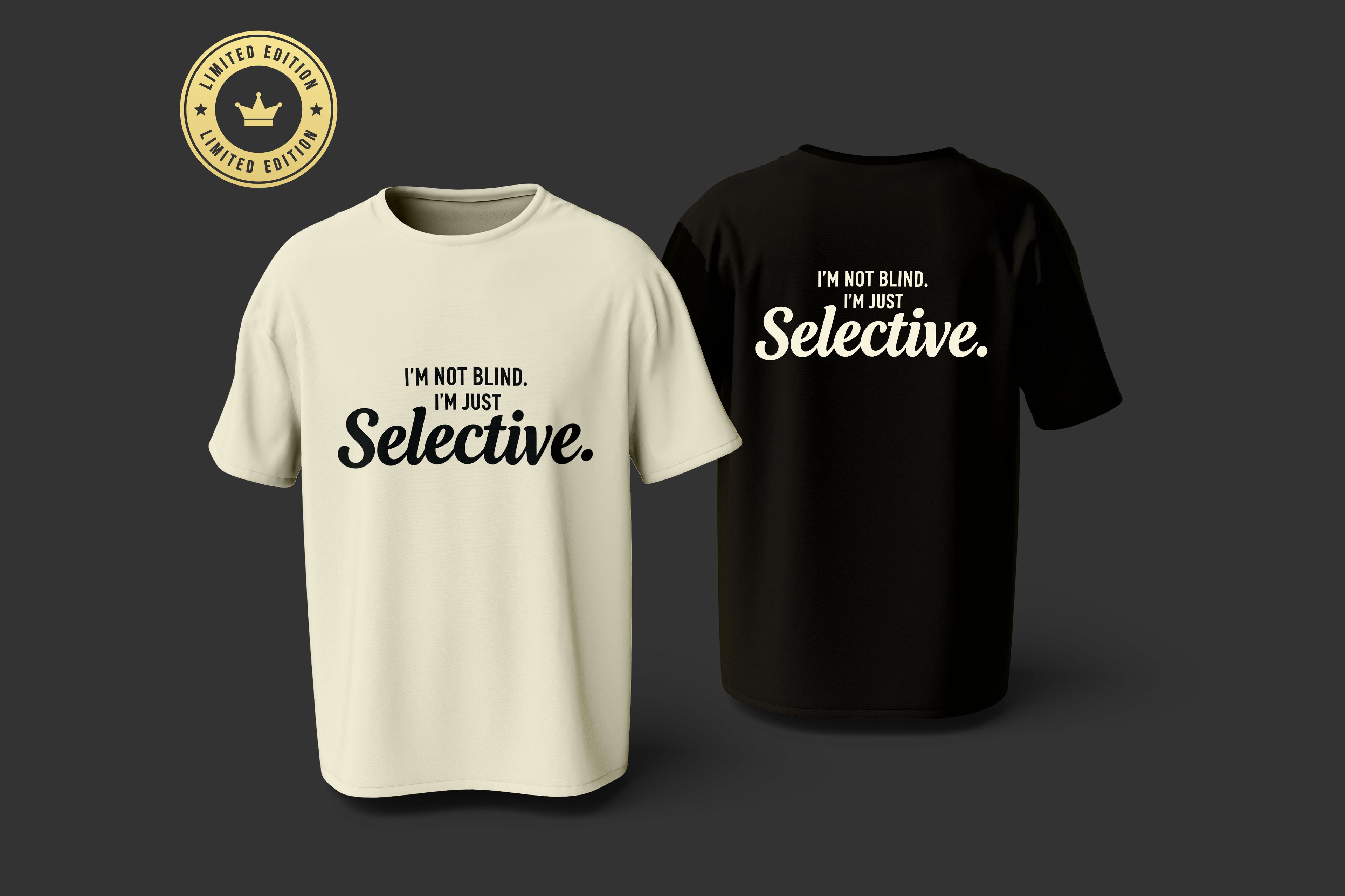 CalliMood design drop – selective quote t-shirt design