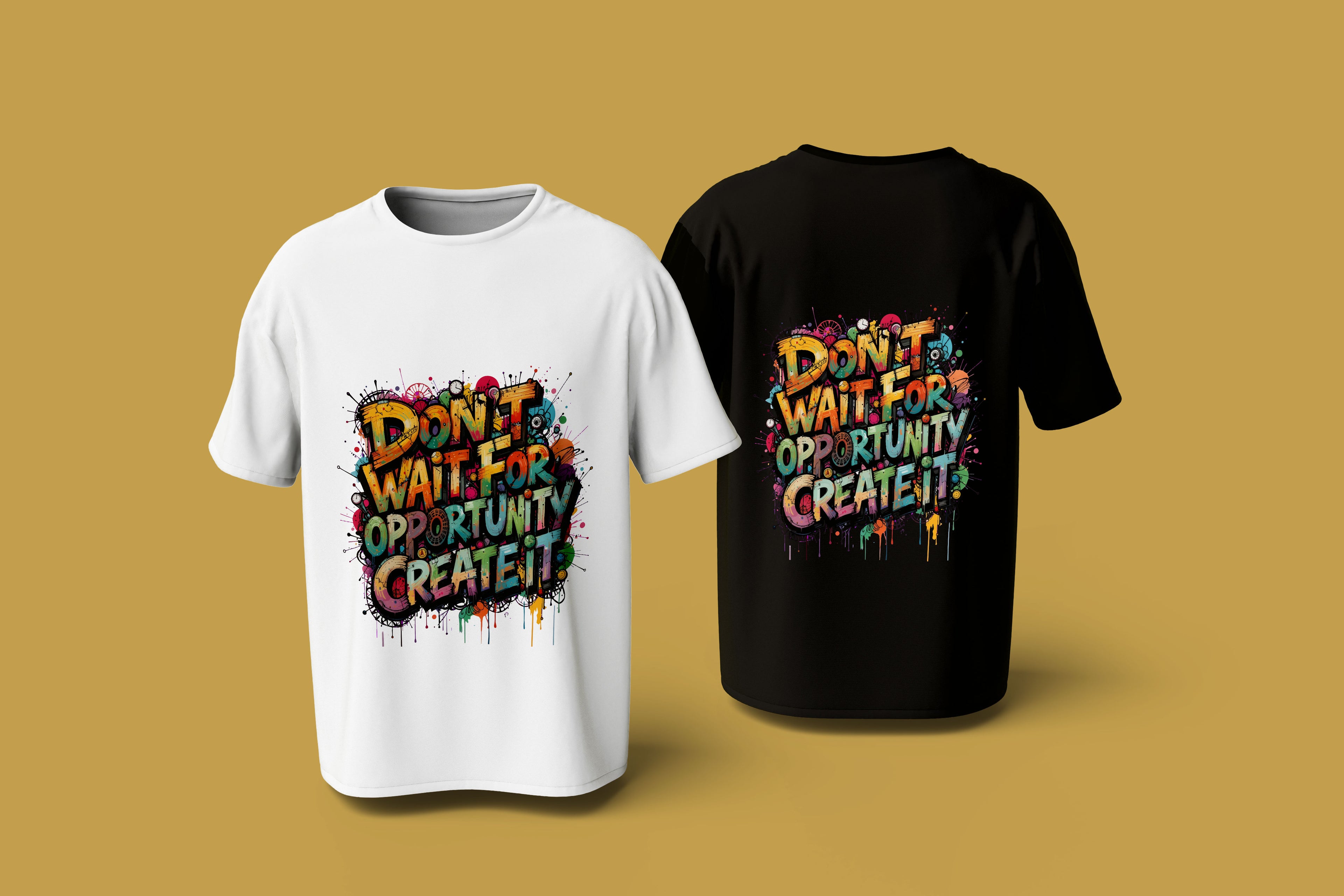typography t-shirt design – commercial use